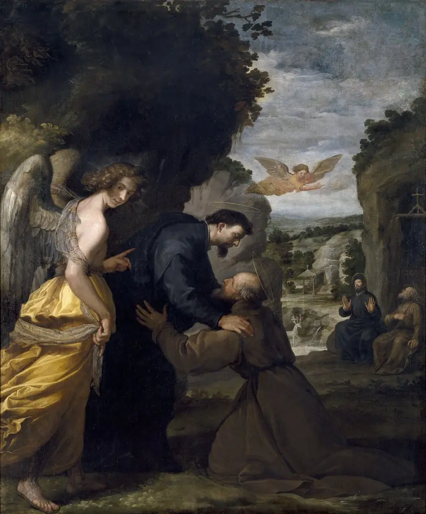 Encuentro de San Juan de Mata y San Félix de Valois, by Vincenzo Carducci
