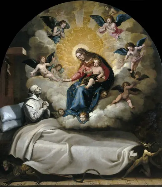 The Madonna and Child Appear to Pedro Faverio, by Vincenzo Carducci