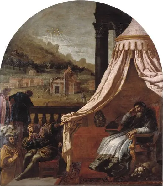 The Vision of Saint Hugo Bishop of Grenoble, by Vincenzo Carducci