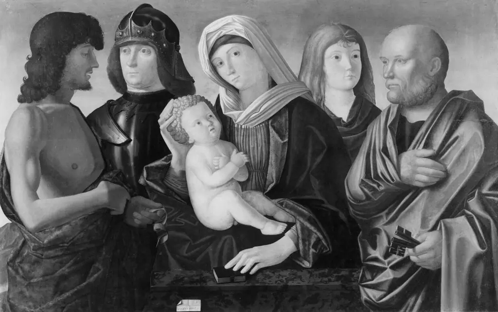 Sacred conversation, by Vincenzo Catena