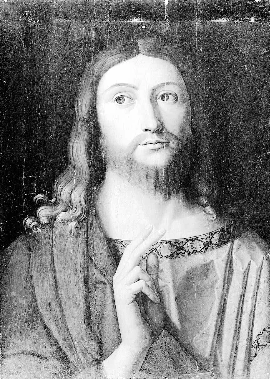 The blessing Christ, by Vincenzo Catena, paint, 1507