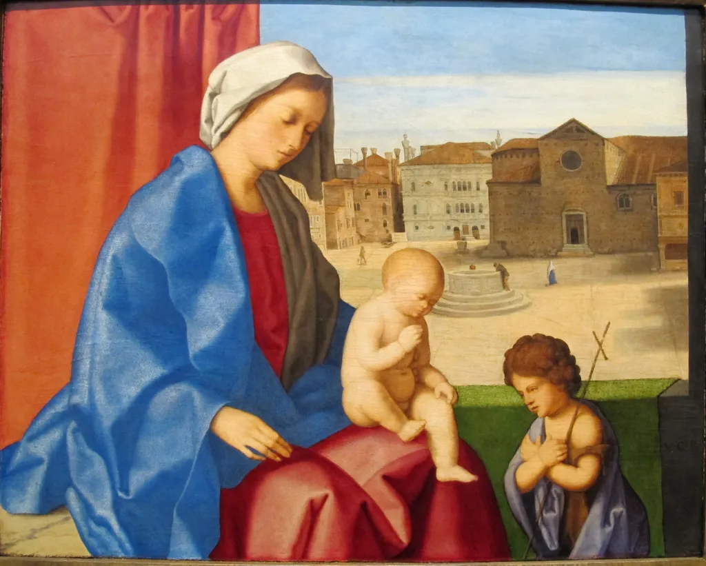 The Madonna and Child with the Infant Saint John the Baptist, by Vincenzo Catena, unspecified, 1510
