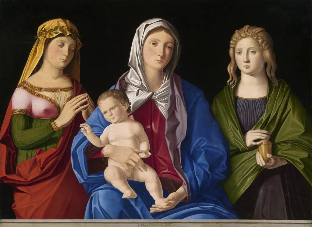 Virgin and Child with Saint Mary Magdalene and Another Female Saint, by Vincenzo Catena