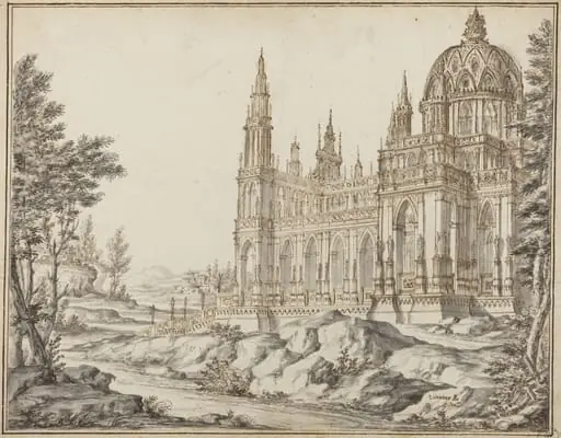 Cathedral in a Landscape, by Vincenzo dal Re