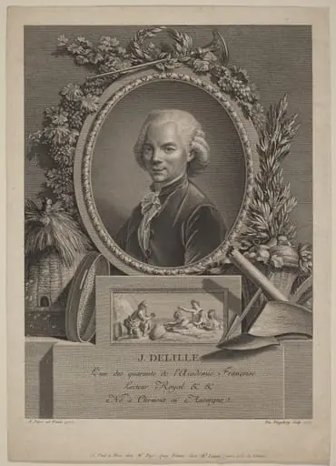 Jacques Delille, by Vincenzo Vangelisti