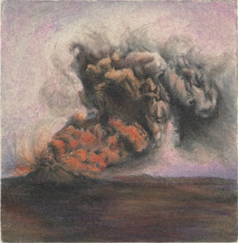 Untitled, by Violet Hopkins, graphite, 2002