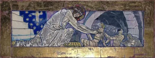 Christ descending into Hell, by Violet Oakley, 1914