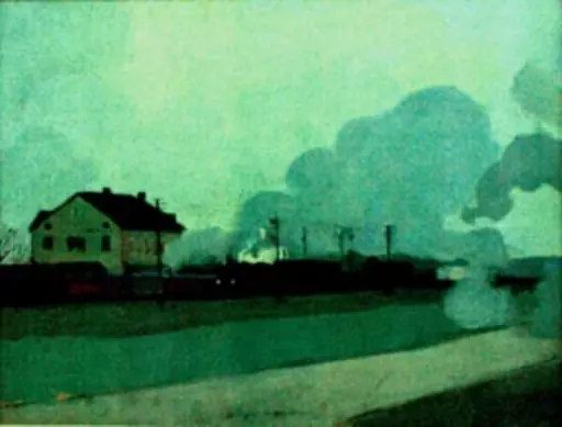 Gară, by Viorel Lascăr