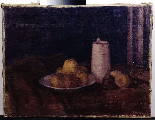 Natură moartă cu fructe, by Virgil Almășanu