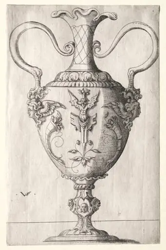 Design for a Vase, by Virgil Solis