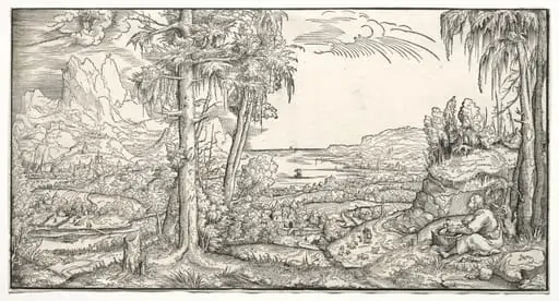 St. John on the Island of Patmos, by Virgil Solis