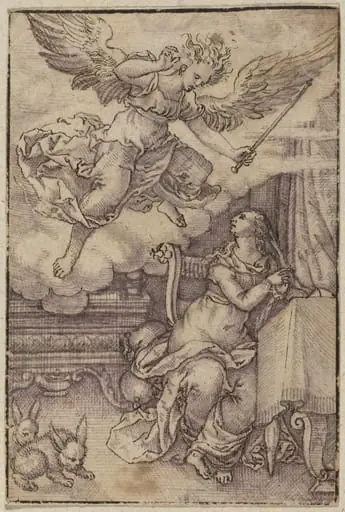 The Annunciation, by Virgil Solis
