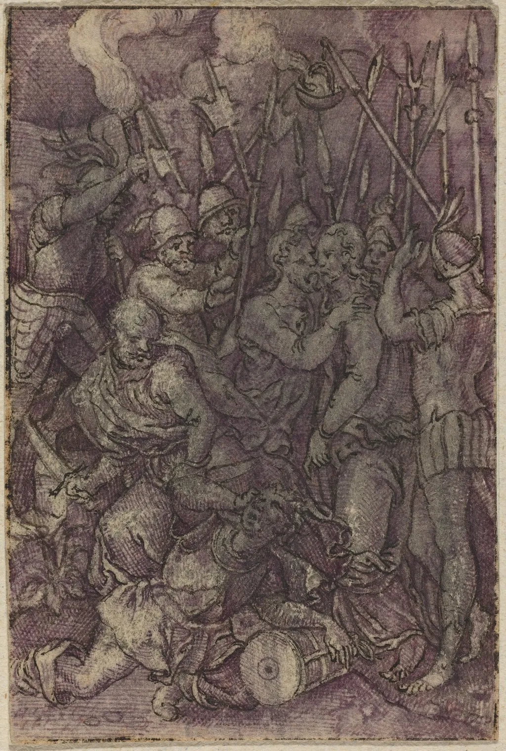 The Betrayal, by Virgil Solis, ink, 1538