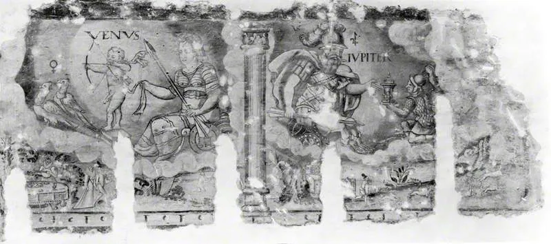Venus and Jupiter (from Stodmarsh Court, Kent), by Virgil Solis, unspecified