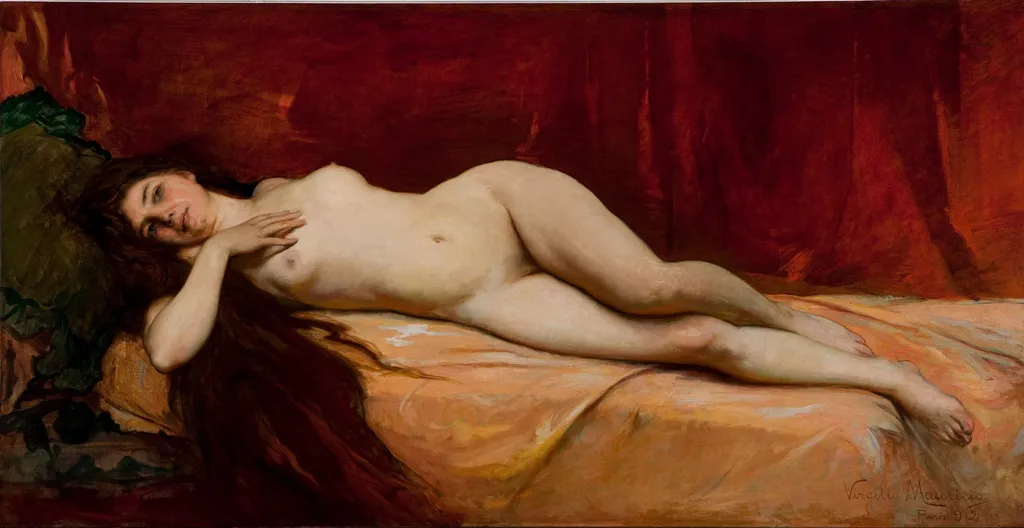 After the Dream, by Virgílio Maurício, oil, 1912