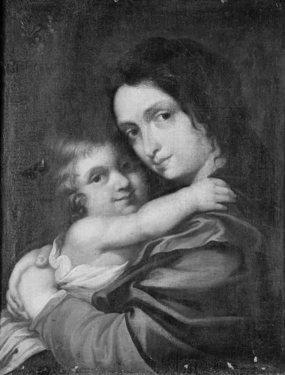 Virgin and Child, oil, 1636