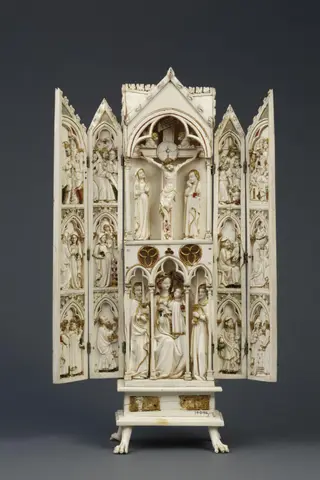 Virgin and Child, the Crucifixion and Scenes from the Life of Christ