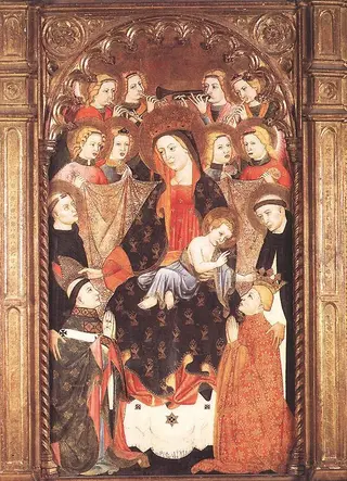 Virgin and Child with Angels and Saints