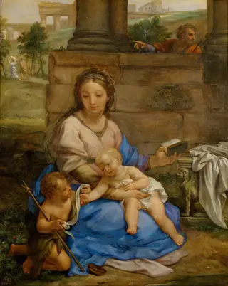 Virgin and Child with St John