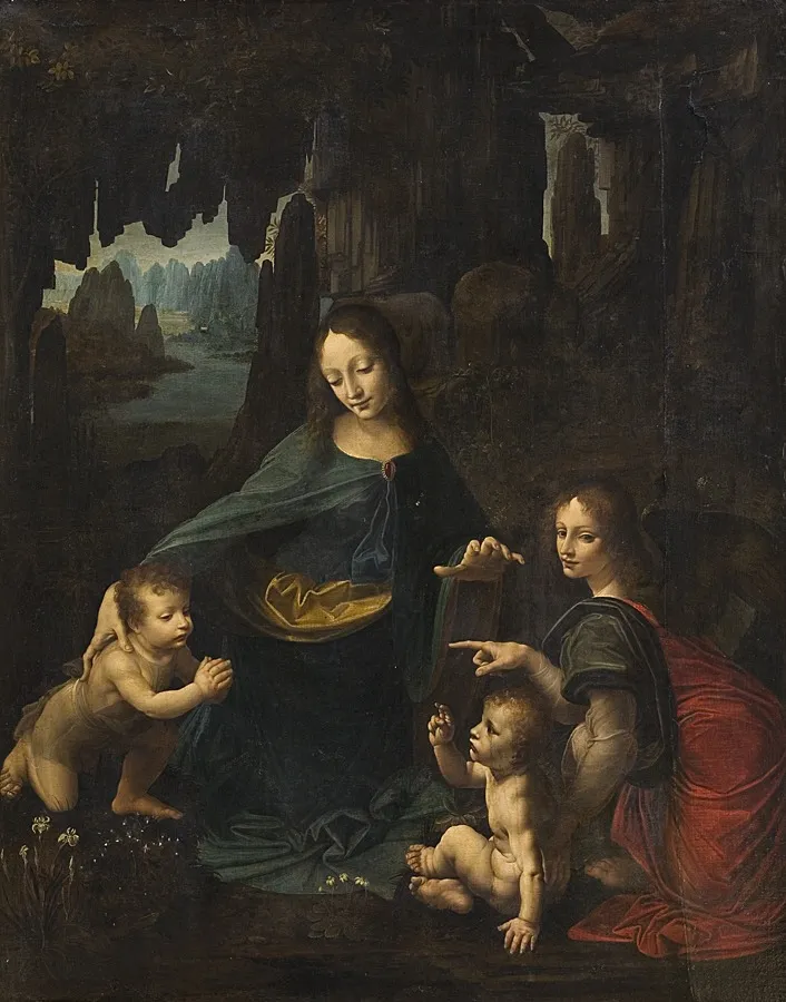 Virgin of the Rocks, oil, 1650