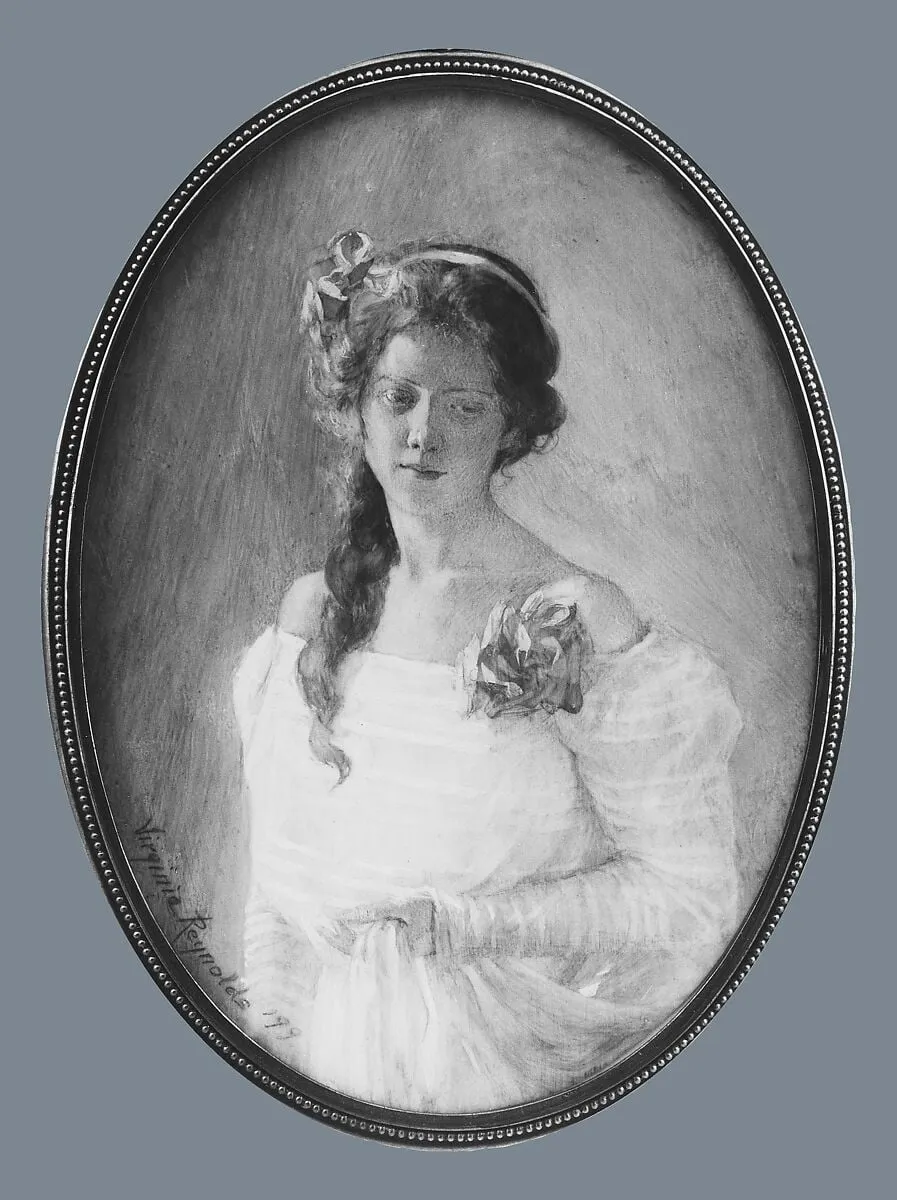 Bessie Moore, by Virginia Richmond Reynolds, watercolor, 1899