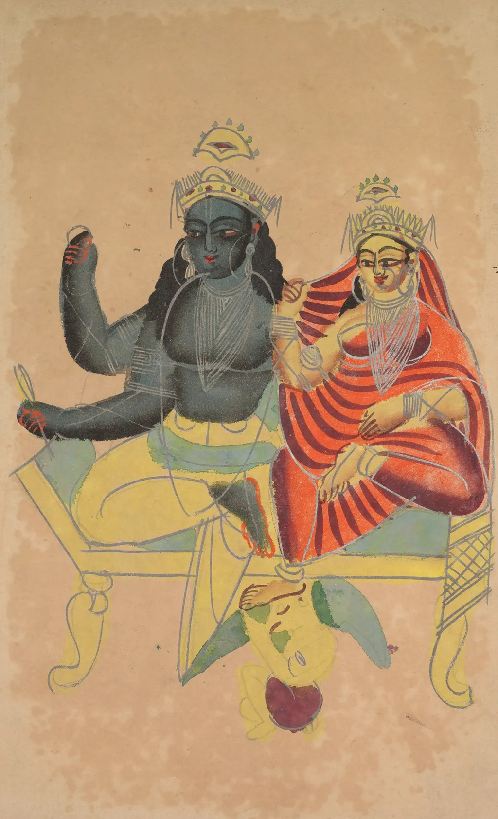Vishnu and Lakshmi, unspecified, 1896