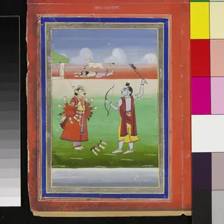 Vishnu as Parasurama avatar