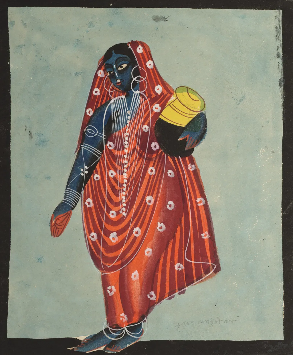 Vishnu in Female Form of Mohini Carrying Amrita for the Gods, unspecified, 1896