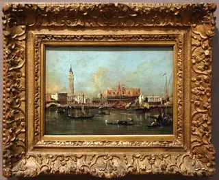Vista do cais com o Palácio Ducal