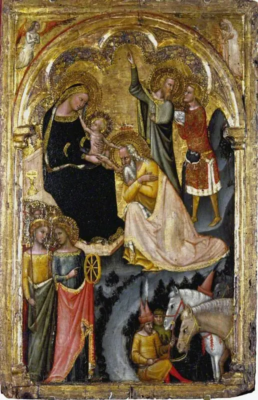 The Adoration of the Magi, by Vitale da Bologna