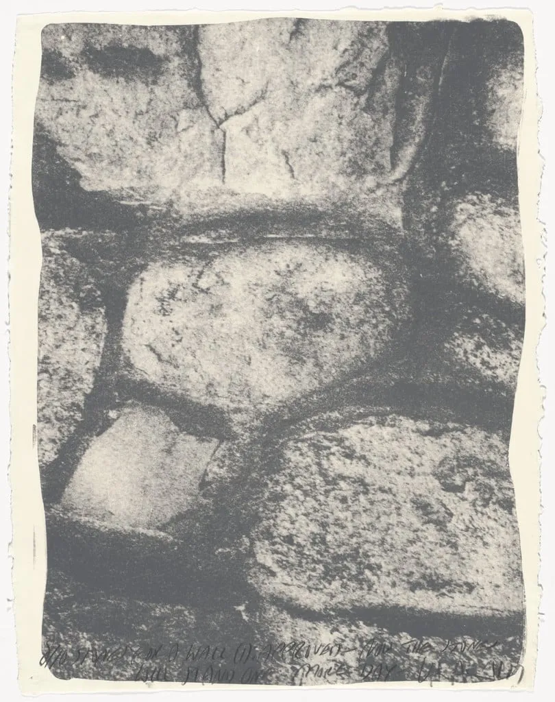 Untitled, by Vito Acconci, ink, 1977