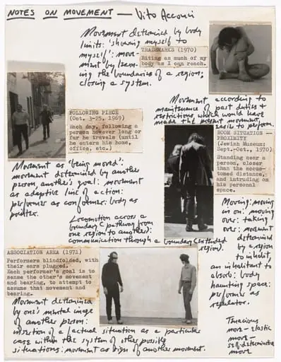 Untitled, by Vito Acconci