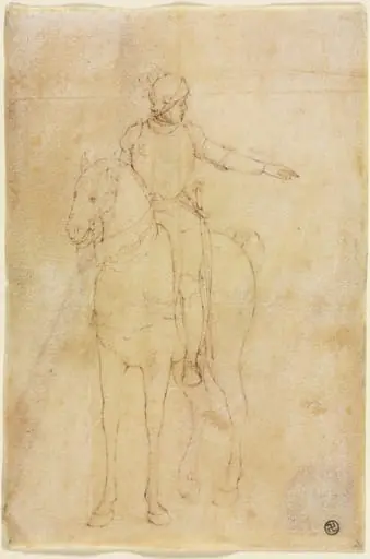 Armored Figure on Horseback, by Vittore Carpaccio