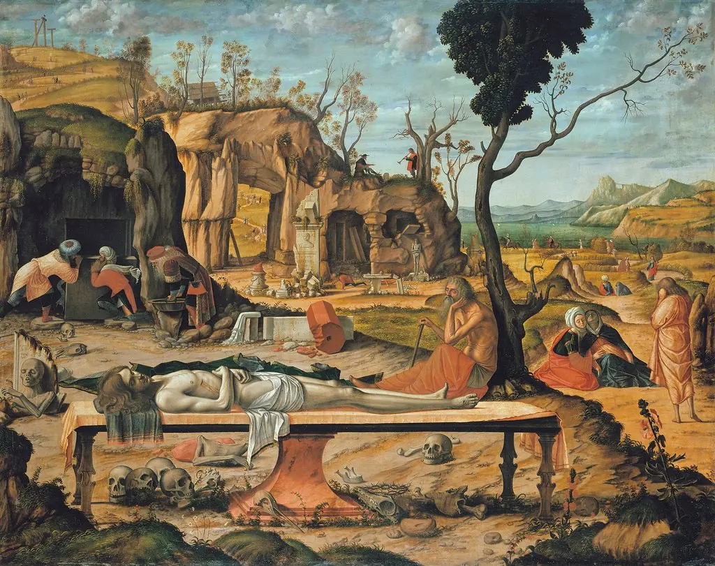 Preparation of Christ's Tomb, by Vittore Carpaccio