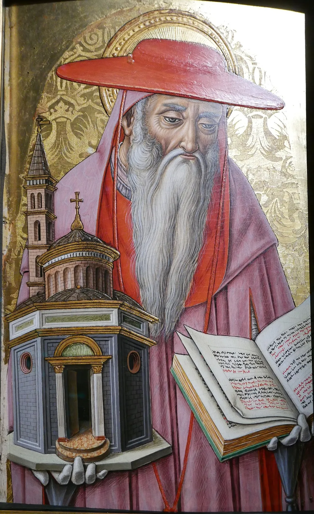 Saint Jerome (panel from an altarpiece), by Vittore Crivelli, tempera, 1491
