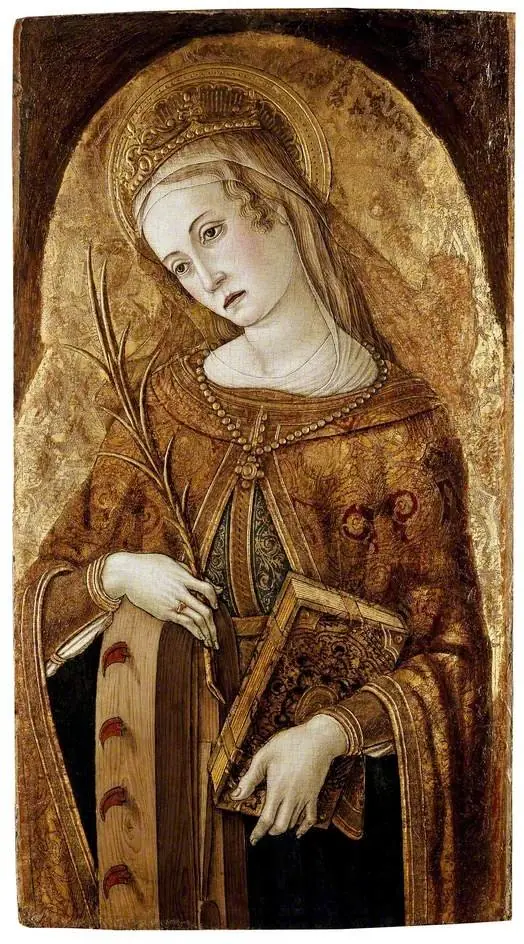St Catherine of Alexandria, by Vittore Crivelli