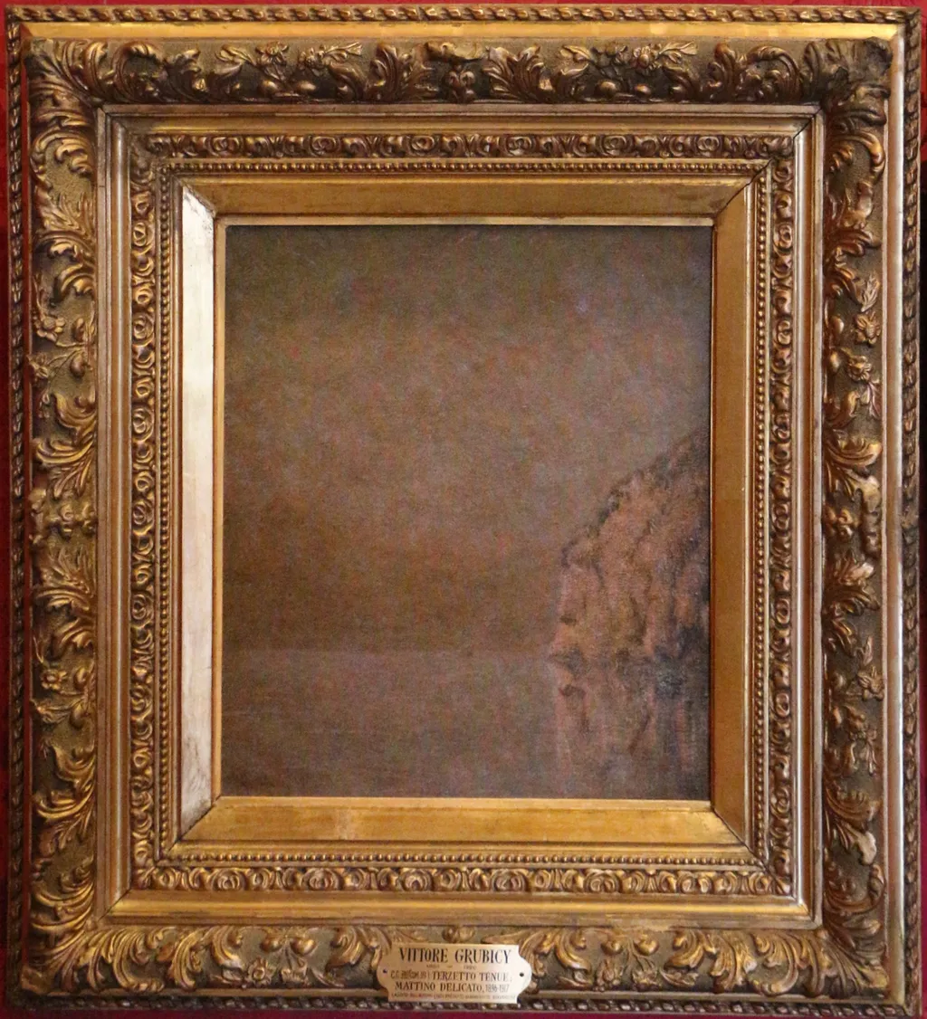 Mattino delicato in Lierna, by Vittore Grubicy de Dragon, oil, 1872