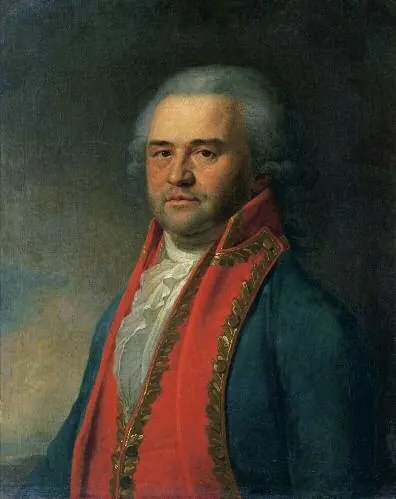 A. N. Astafiev's portrait, by Vladimir Borovikovsky