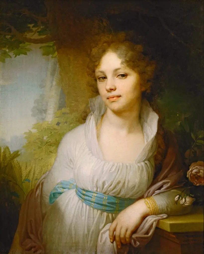 Portrait of Maria Ivanovna Lopukhina, by Vladimir Borovikovsky