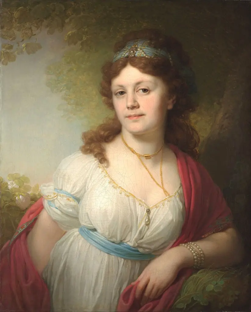 Porträt der Elizaveta Grigorevna Temkina (b.1775), by Vladimir Borovikovsky