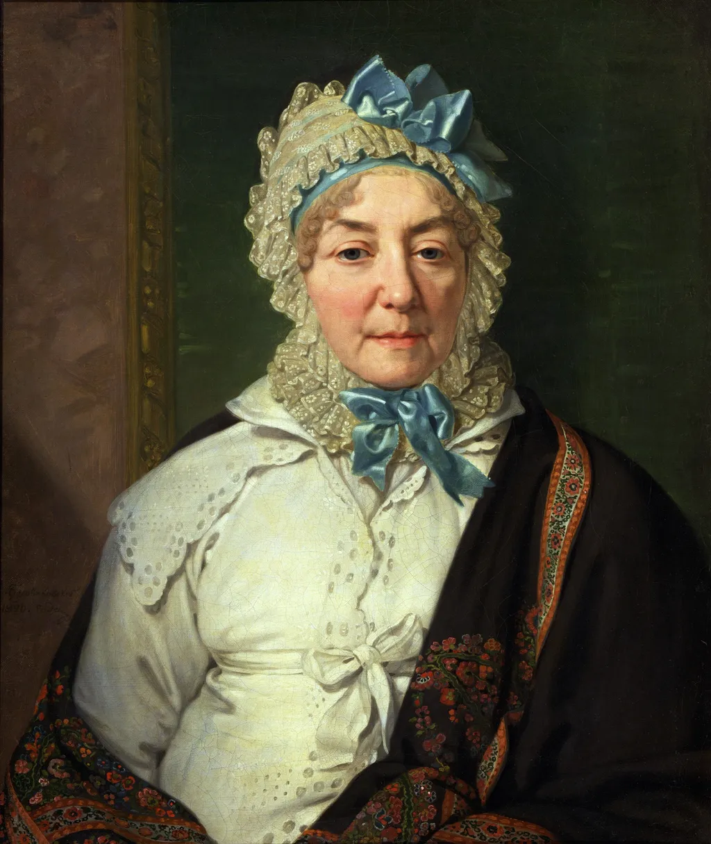 Porträt der Ye. A. Arkharova, by Vladimir Borovikovsky, oil, 1820