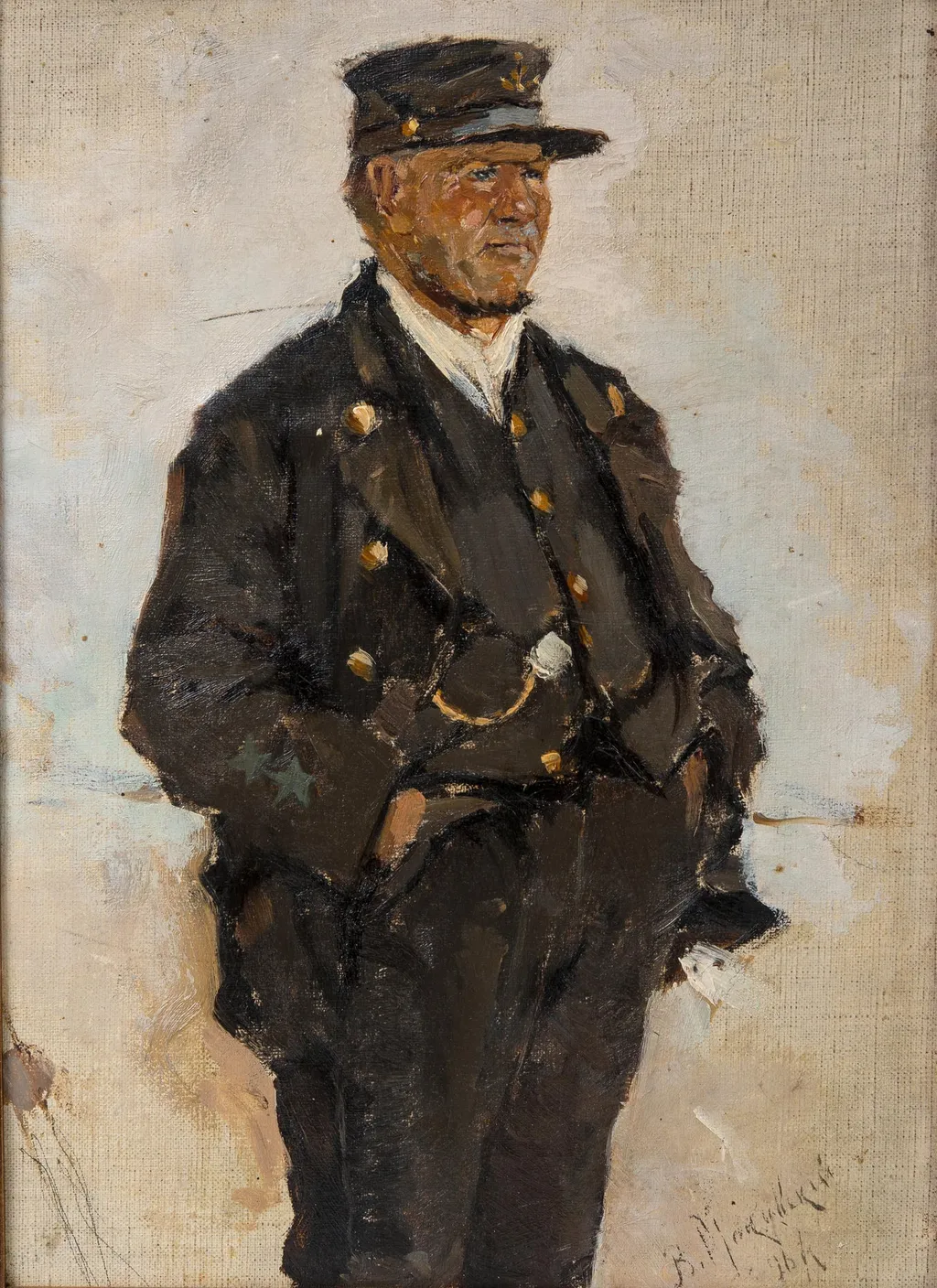 Postimies, by Vladimir Makovski, 1893