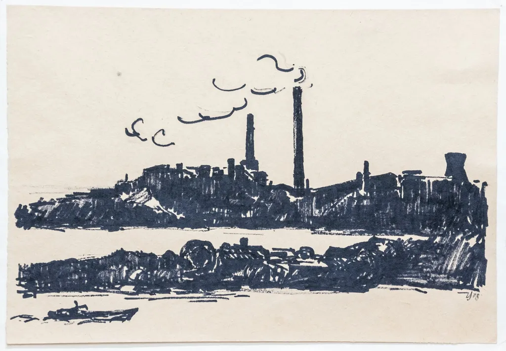 Platforma industrială Tulcea, by Vladimir Șulschi, 1950