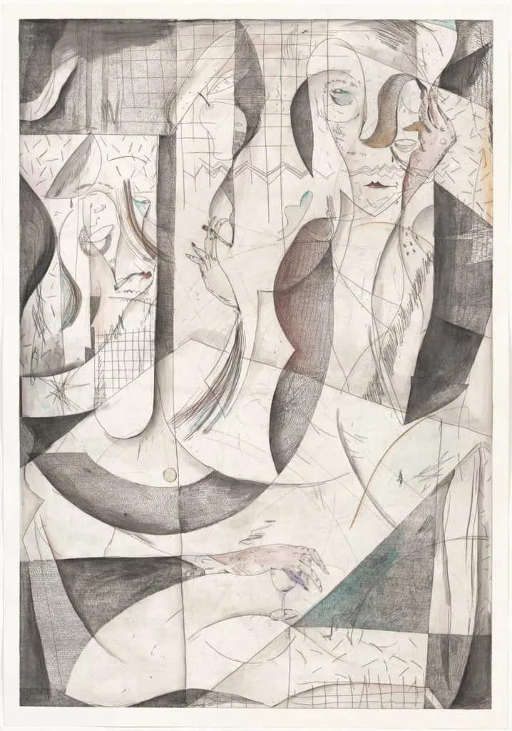 Untitled, by Volker Hüller, watercolor, 2013