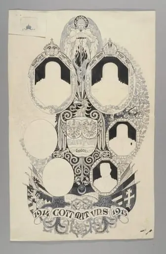 Vorentwurf Seidenbild