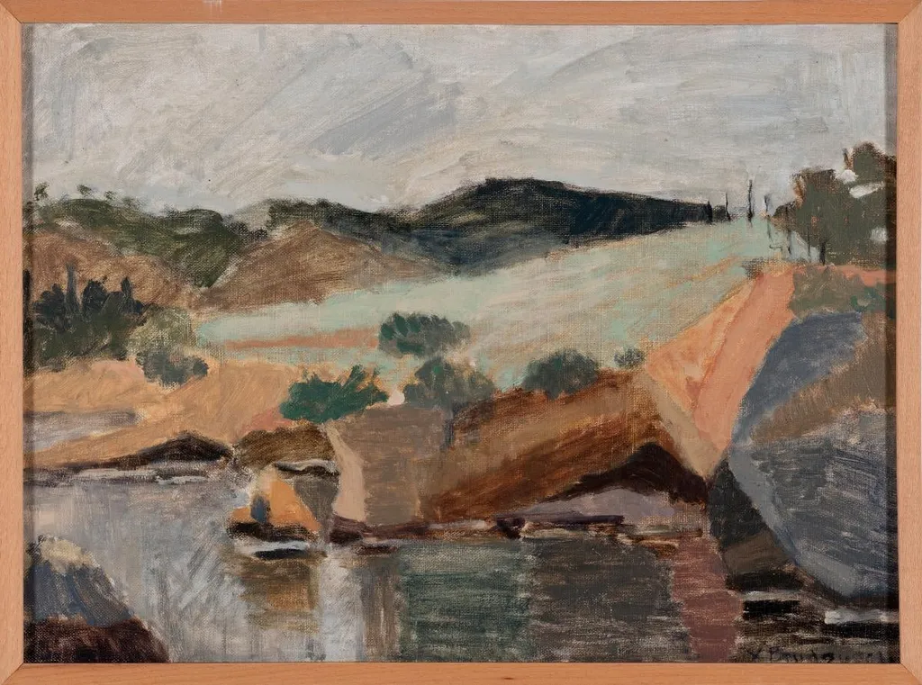 Outdoor study, by Voudouroglou Chrysanthi, 1966