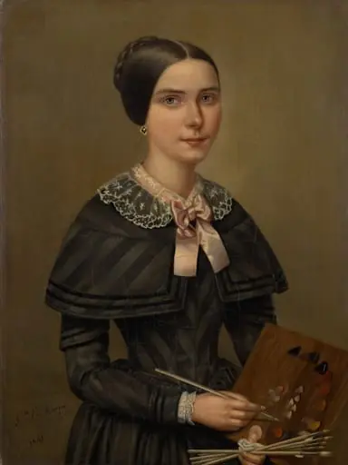 Portrait of a Young Woman, by Vuillemin, L. de