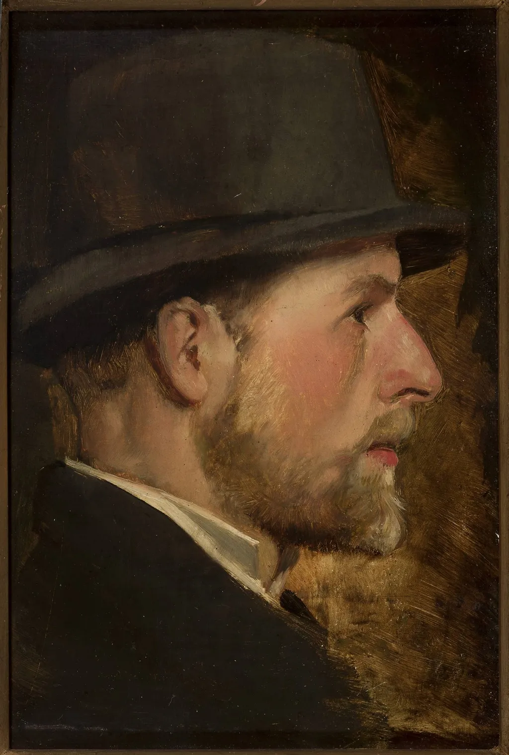 Portrait of Stanisław Czachórski (1853–1904), artist’s brother, by Władysław Czachórski, oil, 1896