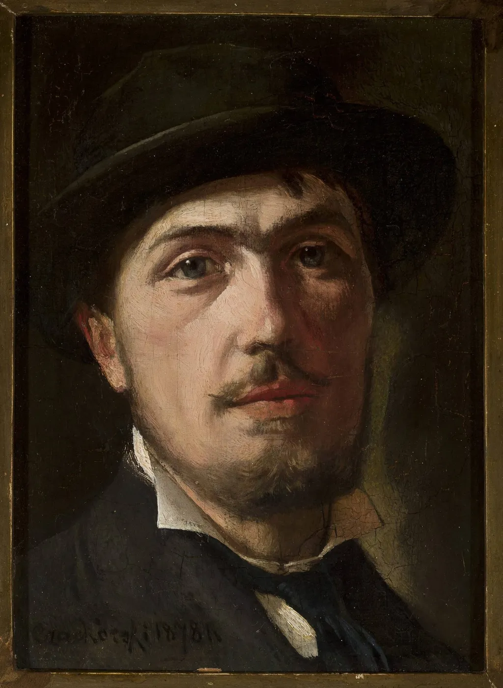 Portrait of Witold Urbański, by Władysław Czachórski, oil, 1890