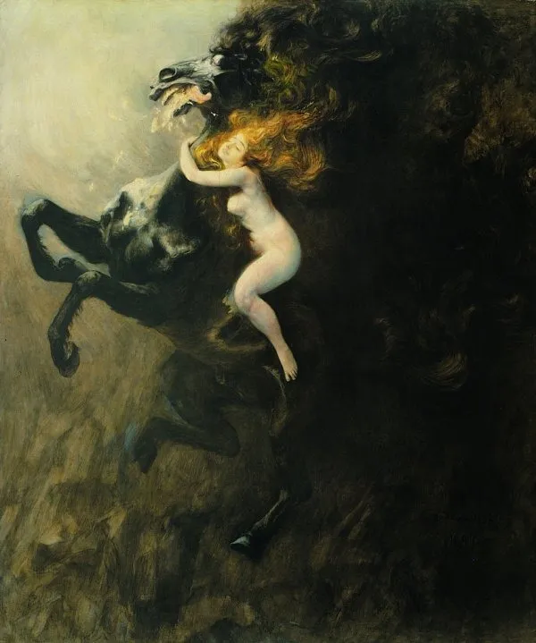 Frenzy of Exultations, by Władysław Podkowiński, oil, 1897